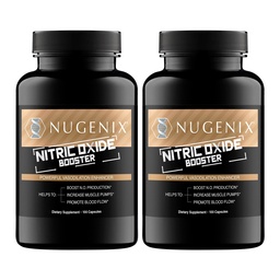 Nugenix Nitric酸化物ブースターの補足 - Nitric酸化物の流れ、L-アルギニン、L-Citrulline、Pineの樹皮のエキス - Vasodilator - 200の計算