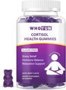 コルチゾールサプリメント 女性のためのグミ、ホスファチジルセリンアシュワガンダマグネシウム、ストレス救済、ビーガン砂糖無料、60カウント