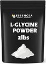 L-Glycine Powder 2lb Pure Bulk Ingredients | 100% L-Glycine | Premium Quality Supplement (32 Ounces) [Packaging May Vary]