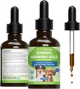 Pet Wellbeing Adrenal Harmony Gold for Dogs - Vet-Formulated - Supports Healthy Adrenal Function, Normal Cortisol Levels, Healthy Thirst & Weight – Holistic Supplement – 2 oz (59 ml)