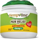 Hempvana Arthritis Pain Relief Gel, Ultra-Strength for Arthritis in Muscles & Joints. Enriched with Hemp Seed Oil, AS SEEN ON TV. Non-Greasy. Targeted Long-Lasting Relief. Works Fast, 4 Oz.
