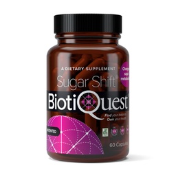 BiotiQuest砂糖シフトプロバイオティクスは、病原体に対するサポートと免疫システム、22億CFU、非GMO、グルテンフリー、60カプセルをサポート