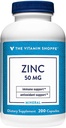 The Vitamin Shoppe Zinc 50 MG Per Serving (200 Capsules)