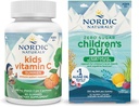 Nordic Naturals Starter Pack - Children's DHA Veg Gummy Chews and Kids Vitamin C Gummies