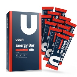 UCANエナジースナックバー、ピーナッツバターファッジ、オールナチュラル、低砂糖、非GMO、グルテンフリー、ケトフレンドリー(12パック、1.4オンス)