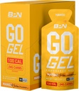 BARE PERFORMANCE NUTRITION, BPN Go Gel Endurance, 炭水化物の24g & 1パックあたりの100カロリー, ビーガン + グルテンフリーランニングゲル, 10 シングルサービングパック, マンゴー