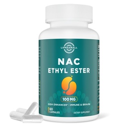 lipmaxmall N アセチル Cysteine エチル エスター 100mg-More 吸収より 1000mg NAC-with グリシン 600mg-Benefit グルタチオン-大人、NACET (60 カプセル-1 パック) のための免疫システム及び酸化防止剤のためによい