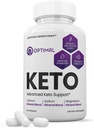 Justified Laboratories Optimal Max Keto Pills 1275MG New & Improved Formula Contains Apple Cider Vinegar Extra Virgin Olive Oil Powder Green Tea Leaf 60 Capsules