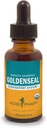 Herb Pharm Certified Organic Goldenseal Liquid Extract for Respiratory System Support, Organic Cane Alcohol, 1 Ounce