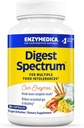 Enzymedica Digest Spectrum, Advanced Digestive Enzymes for Women and Men, Supports Digestion and Multiple Food Intolerances, Fast-Acting Formula for Gas and Bloating Relief, 90 Capsules FFP