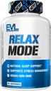 Evlution Nutrition RelaxMode - Natural Sleep Support - with L-Theanine, Valerian Root Extract & More - Vegan & Non-GMO - Dietary Supplement - 45 Servings - 45 Veggie Capsules