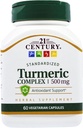 21st Century Turmeric Complex 500 mg - 60 Vegetarian Capsules, Pack of 2