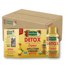 White House Detox Apple Cider Vinegar Shots, Raw Unfiltered, On the Go (Detox, Pack of 24)
