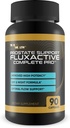 Prostate Support Fluxactive Complete Pro - Premium Prostate Formula with Panax Ginseng – Promote T Prostate Health for Men’s Health & Wellness - Aid Blood Flow & Stamina - Prostate Supplements for Men