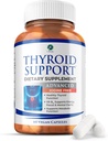 1 Body Thyroid Support Supplement, Iodine-Free, Vegan, with L-Tyrosine and Ashwagandha, 60 Capsules