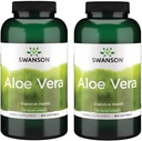 Swanson Aloe Vera 25 Milligrams 300 Sgels (2 Pack)