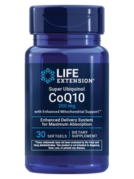 ライフエクステンションスーパーUbiquinol CoQ10強化ミトコンドリアサポート - 200mg、シラジット - 心の健康、細胞エネルギー、酸化ストレスを促進 - グルテンフリー、非GMO - 30ソフトゲル