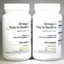 Omega-3 'Swallow'超純魚油の補足の自然なレモン味200のSoftgels by Omega 3 簡単Swallow