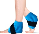 2 Ankle Ice Pack Wrap for Swelling, Reusable Gel Ice Pack for Ankle Injuries, Cold Compress Therapy for Foot Pain Relief, Achilles Tendonitis, Plantar Fasciitis, Sprains