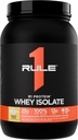 Rule 1 R1 Protein Whey Isolate - with 25g Protein & 6g BCAA Exclusively from Isolated & Hydrolyzed Sources for Workout Recovery (2 Pounds*, Banana Creme)