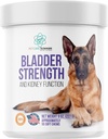 Bladder Strength Approx 55 Chews - Natural Dog UTI Treatment - Kidney Support for Dogs - Dog Cranberry Supplement - Senior Dog Incontinence Supplements - Made in The USA