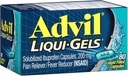 Advil Liqui-Gels 80 Liqui-Gels(パッケージ3)