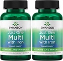 Swanson Century Formula Multivitamin with Iron 130 Tabs ((2 Pack)