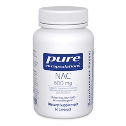 純粋なカプセル封入NAC 600mg - 肺の健康のためのN-アセチルCysteine NACサプリメント & 免疫サポート, 肝臓サポート&抗酸化剤* - フリーフォームN-アセチル-L-Cysteine - 90カプセル