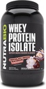 NutraBio 100% Whey Protein Isolate Protein Powder, 25g Protein with Complete Amino Acid Profile, Non-GMO, Soy & Gluten Free, Low Carb, Low Calorie Whey Protein Powder, Chocolate Dipped Macaroon, 2 Lbs
