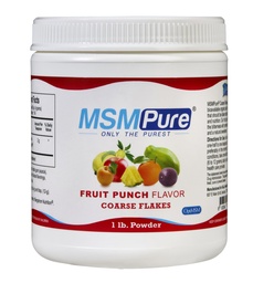 KALAの健康MSMPureフルーツパンチ風味の粗いMSMパウダーフレーク - 共同柔軟性、皮膚外観、髪&ネイルサポートのための有機硫黄 - 1ポンド、米国製、蒸留結晶