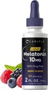 Carlyle Melatonin 10mg | 2 fl oz Liquid Drops | Berry Flavor | for Adults | Non-GMO, Vegetarian Supplement