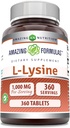 アメージングフォーミュラ L-Lysine 1000 Mg | 360錠 | ダイエットサプリメント