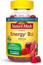 Nature Made Energy B12 1000 mcg, Dietary Supplement for Energy Metabolism Support, 80 Gummies, 40 Day Supply Packaging may vary