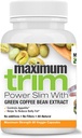 Maximum Slim Most Effective Formulation MaximumTrim Garcinia CAMBOGIA with Green Coffee Bean Extract All Natural Weight Loss, Appetite Suppressant & Fat Burner - Month Supply
