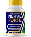 Nerve Forte Brain Supplements for Memory and Focus Capsules, NerveForte Advanced Formula Brain Health Support Pills Maximum Strength Nootropics Nerve Forte All Natural Support Reviews (60 Capsules)