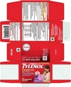 Tylenol Children's Pain + Fever Chewable Tablets Grape Flavor - 24 ct, Pack of 4