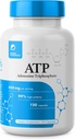ATPカプセル - 120カプセル - Adenosine Triphosphate Disodium - 400mg/サービング - ブーストエネルギー耐久性スタミナ