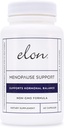 Elon Menopause Supplement for Women Menopause Relief for Hot Flashes, Mood Swings & Sleep Problems, Non-GMO Estrogen Supplement for Women w/Black Cohosh & Dong Quai (60 Capsules)