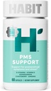Habit PMS Support Supplement for Women (60 Capsules) - Supports Premenstrual Symptoms & Stress, Hormone Balance, Mood, B Vitamins, Vitamin D, Chasteberry, Ashwagandha, Gluten-Free, Non-GMO (1 Pack)