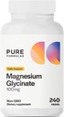 PureFormulasのマグネシウムは圧力、Nerves、睡眠、筋肉、Metabolismの女性の純粋なマグネシウムのGlycinateの補足および人のMagnesio非GMO 240のタブレットのための100 mgの毎日のサポートをGlycinateします