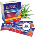 BurnFix® Hydrogel Burn Gel Packets – 3.5 g マイナーバーン、サンバーン&スカルドのインスタント冷却救済のためのインスタント冷却クリーム │ 理想的な緊急キットエッセンシャル(25のパック)
