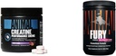 Animal Creatine Chews Tablets - Enhanced Creatine Monohydrate with AstraGin to Improve Absorption & Fury Pre Workout Powder Supplement for Energy and Focus 5g