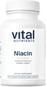 Vital Nutrients Niacin 500mg | Timed-Release Niacin Supplement for Men & Women | Vitamin B3 Supports Heart Health and Protein & Fat Metabolism | Gluten, Dairy, Soy Free | Non-GMO | 90 Tablets