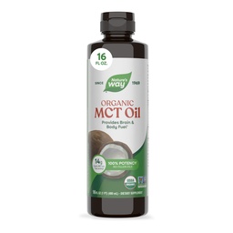 Nature's Way Organic MCT Oil、16 Fl Oz、Brain、Body Fuel、Coconuts*、C8カプリル酸、C10カプリル酸、Keto、Paleo認定、有機、非GMOプロジェクト検証