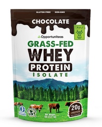 Opportuniteasの草はチョコレート ウィーの蛋白質の隔離の粉-人工的な甘味料、ホルモンなしの牛、非GMO - 5lb --を粉にします