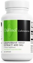 DAVINCI Labs Grapefruit Seed Extract 400 mg - Supports GI & Digestive Gut Health - Gluten Free, Vegetarian - 60 Capsules (30-Day Supply)
