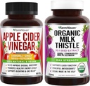 FarmHaven USDA Organic Milk Thistle Capsules and Apple Cider Vinegar Capsules