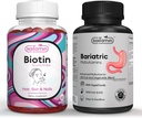 後腹外科のための鉄が付いているBariatric Multivitamin + ビオチンのビタミンB7のガミー サービングごとの5000のmcg - エルダーベリーおよびココナッツ オイル(束)を使って