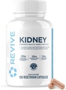 Revive MD Kidney Support Supplement for Men & Women – Kidney Cleanse & Detox Capsules for Overall Health & Function – Vegan-Friendly, Gluten-Free & Soy-Free (135 Vegetarian Capsules, 45 Servings)