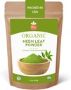 SPICY ORGANIC Neem Powder – 16 oz. - Certified USDA Organic -Non-GMO - Fresh Dried Neem Leaves Powder for Healthy Hair and Skin - Azadirachta Indica Ayurvedic Herb for Overall Wellbeing